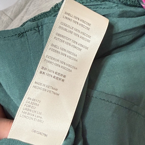 Free People Sweetest Thing Mini Dress - Black with Red and Green Accents - Picture 6 of 8